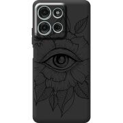 Чорний чохол BoxFace Motorola Moto G56 Eye