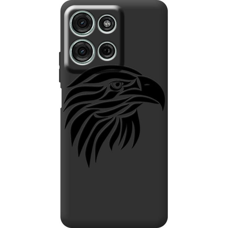 Чорний чохол BoxFace Motorola Moto G56 Eagle