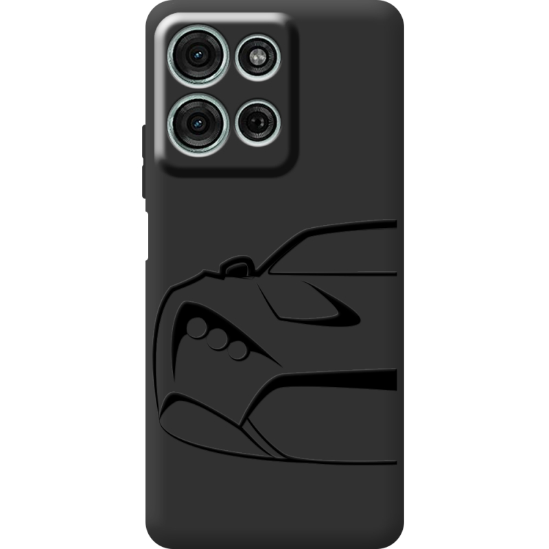 Чорний чохол BoxFace Motorola Moto G56 Sportcar