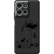 Чорний чохол BoxFace Motorola Moto G56 