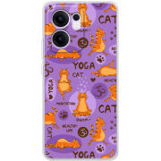 Чохол BoxFace OPPO Reno 14 F Yoga Cat