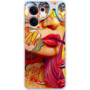 Чохол BoxFace OPPO Reno 14 F Yellow Girl Pop Art