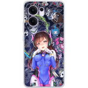 Чохол BoxFace OPPO Reno 14 F Overwatch D.VA