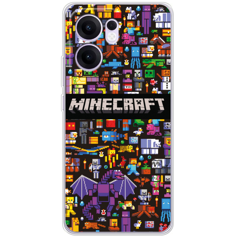 Чохол BoxFace OPPO Reno 14 F Minecraft Mobbery