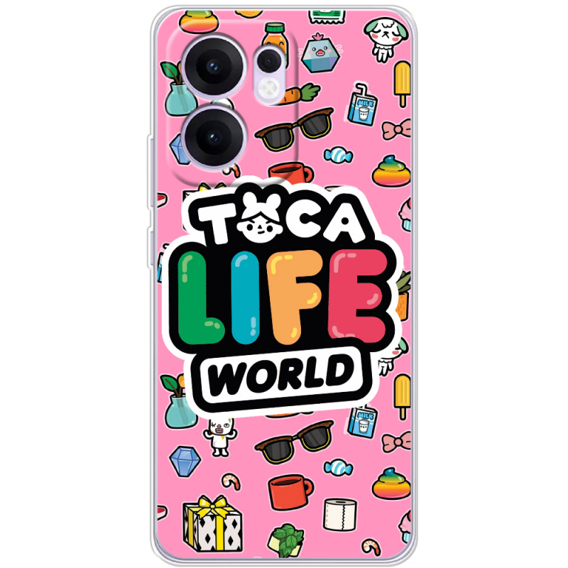 Чохол BoxFace OPPO Reno 14 F Toca Boca Life World