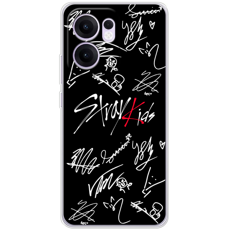 Чохол BoxFace OPPO Reno 14 F Stray Kids автограф