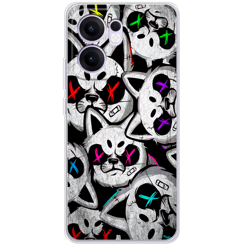 Чохол BoxFace OPPO Reno 14 F Monster meow