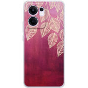 Чохол BoxFace OPPO Reno 14 F Gold Leaves
