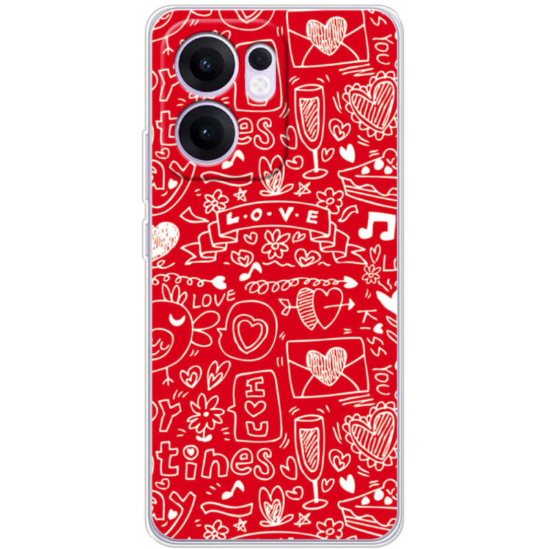 Чохол BoxFace OPPO Reno 14 F Happy Valentines
