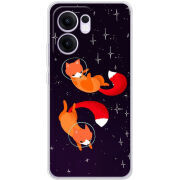 Чохол BoxFace OPPO Reno 14 F Fox-Astronauts