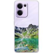 Прозорий чохол BoxFace OPPO Reno 14 F Green Mountain