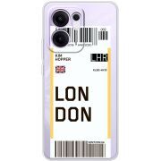 Прозорий чохол BoxFace OPPO Reno 14 F Ticket London