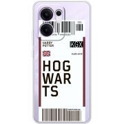 Прозорий чохол BoxFace OPPO Reno 14 F Ticket Hogwarts