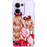 Прозорий чохол BoxFace OPPO Reno 14 F Mouse Girls