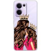Прозорий чохол BoxFace OPPO Reno 14 F Queen and Princess