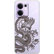 Прозорий чохол BoxFace OPPO Reno 14 F Chinese Dragon