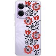 Прозорий чохол BoxFace OPPO Reno 14 F Ethno Ornament