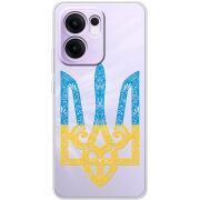 Прозорий чохол BoxFace OPPO Reno 14 F Gold Trident