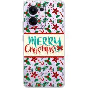 Прозорий чохол BoxFace OPPO Reno 14 F Vintage Christmas Pattern