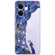 Чохол зі стразами OPPO Reno 14 F Peafowl