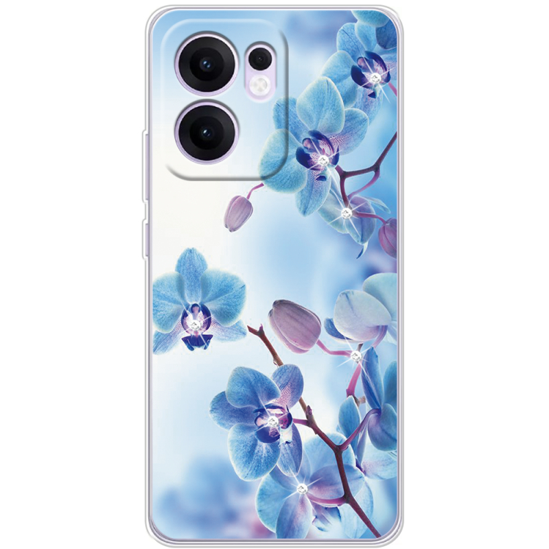 Чохол зі стразами OPPO Reno 14 F Orchids