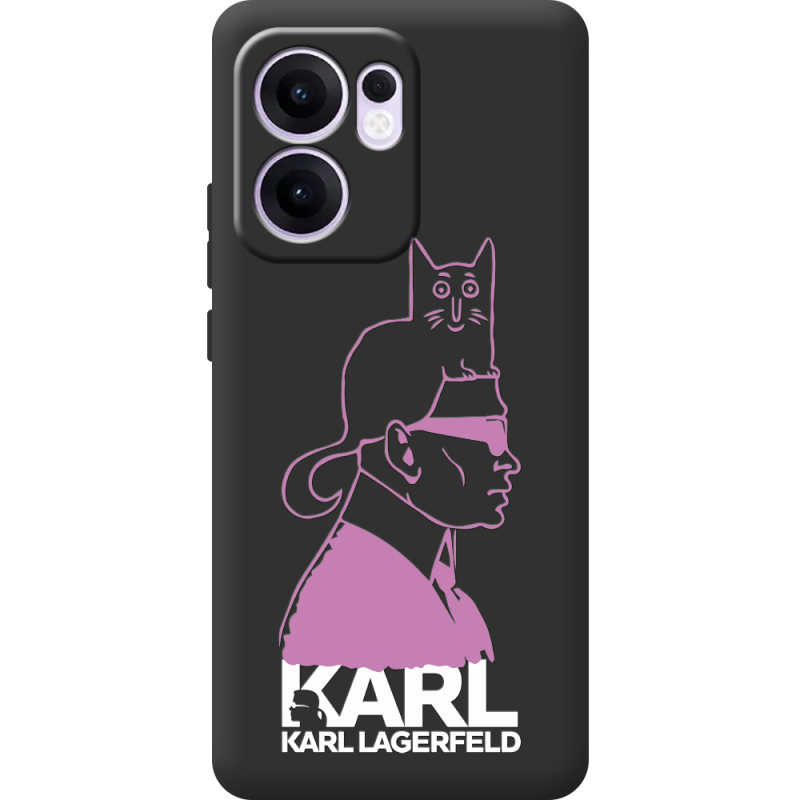 Чорний чохол BoxFace OPPO Reno 14 F Pink Karl