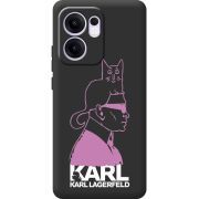 Чорний чохол BoxFace OPPO Reno 14 F Pink Karl