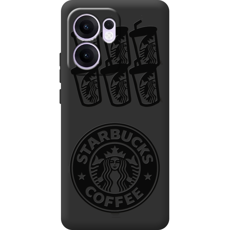 Чорний чохол BoxFace OPPO Reno 14 F Black Coffee