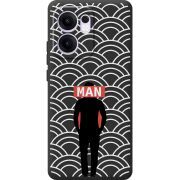 Чорний чохол BoxFace OPPO Reno 14 F Man Pattern