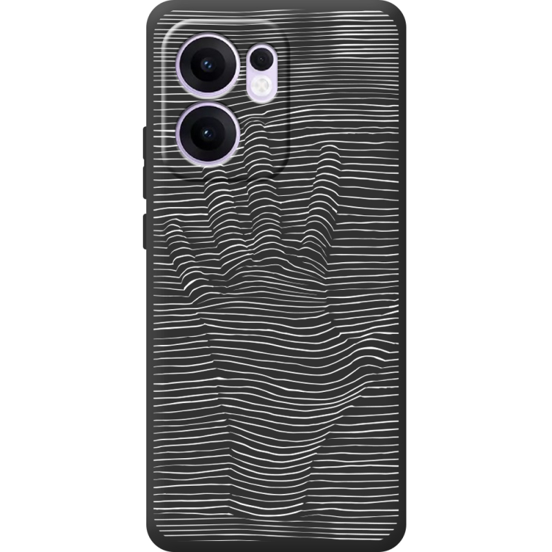 Чорний чохол BoxFace OPPO Reno 14 F Optical Hand