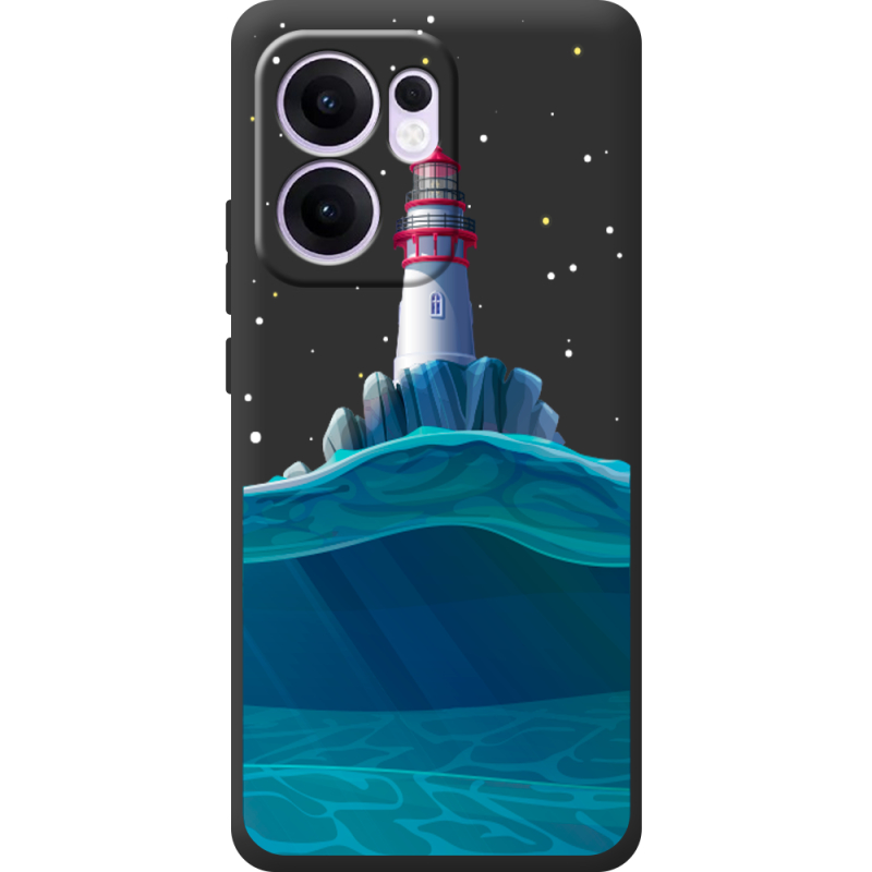 Чорний чохол BoxFace OPPO Reno 14 F Lighthouse