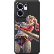 Чорний чохол BoxFace OPPO Reno 14 F Happy Harley Quinn