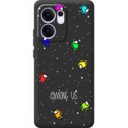 Чорний чохол BoxFace OPPO Reno 14 F Among Us Invisible