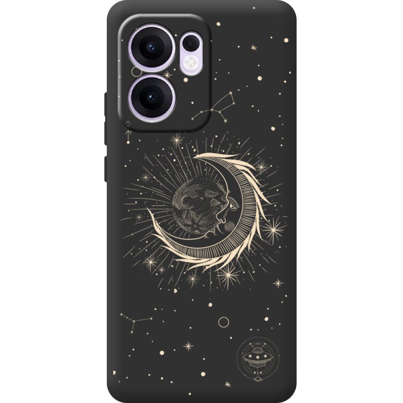 Чорний чохол BoxFace OPPO Reno 14 F Moon