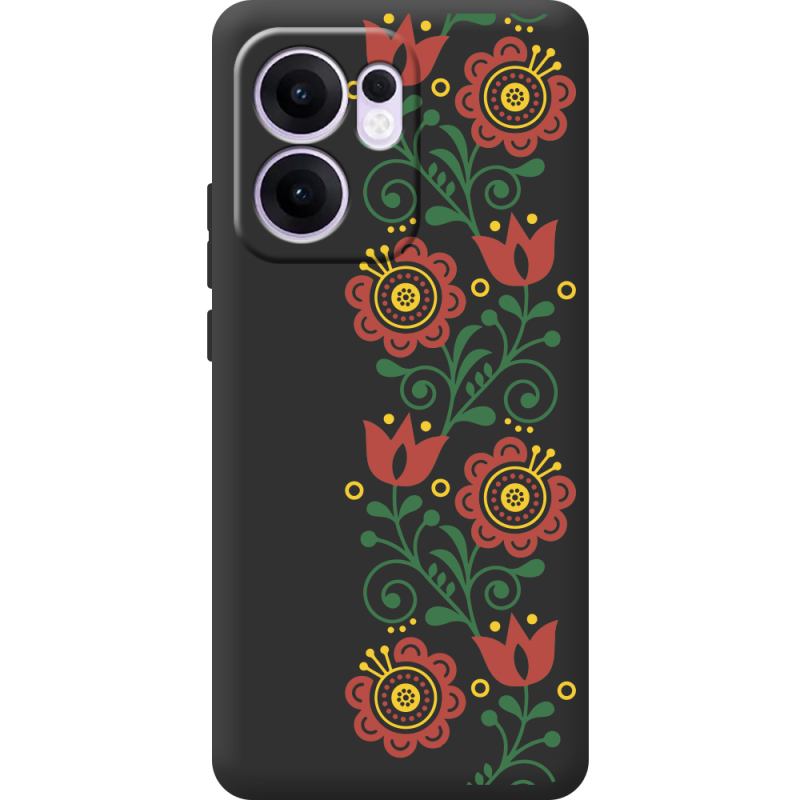 Чорний чохол BoxFace OPPO Reno 14 F Ethno