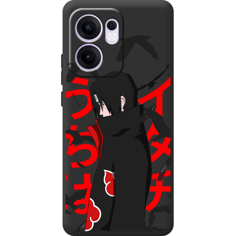Чорний чохол BoxFace OPPO Reno 14 F Учиха Итачи