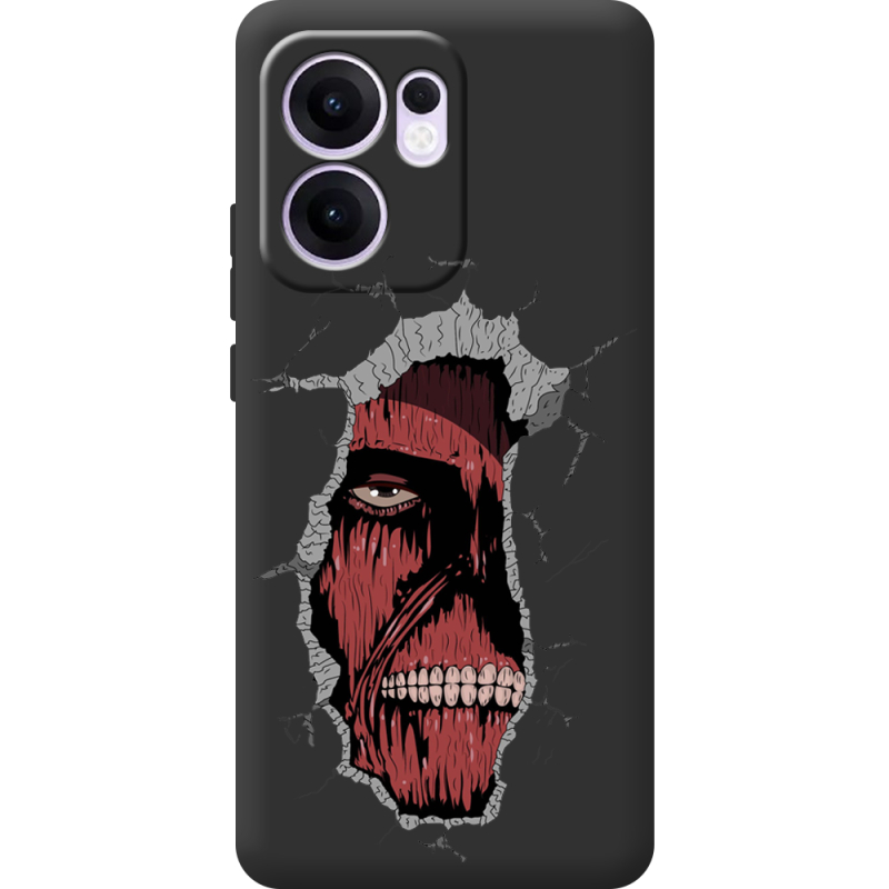 Чорний чохол BoxFace OPPO Reno 14 F Нападение на Титана