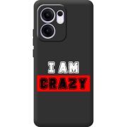 Чорний чохол BoxFace OPPO Reno 14 F I'm Crazy