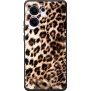 Чорний чохол BoxFace OPPO Reno 14 F Леопардовий