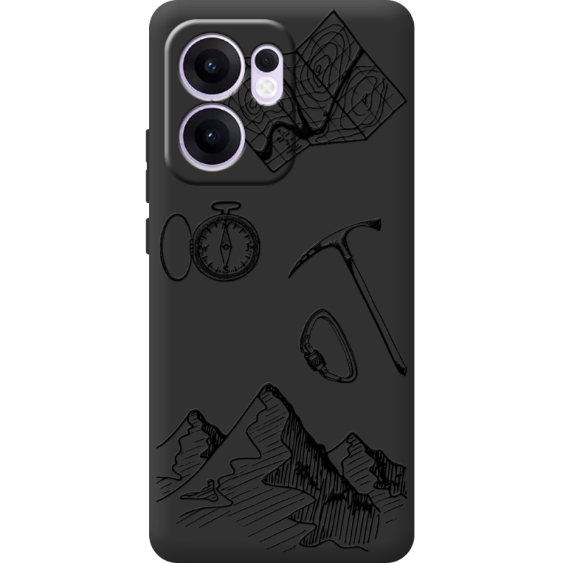 Чорний чохол BoxFace OPPO Reno 14 F Mountains