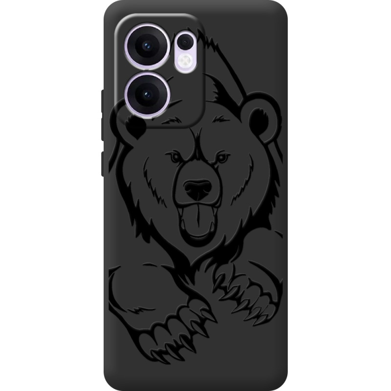 Чорний чохол BoxFace OPPO Reno 14 F Grizzly Bear