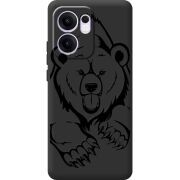 Чорний чохол BoxFace OPPO Reno 14 F Grizzly Bear