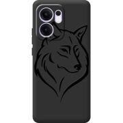 Чорний чохол BoxFace OPPO Reno 14 F Wolf