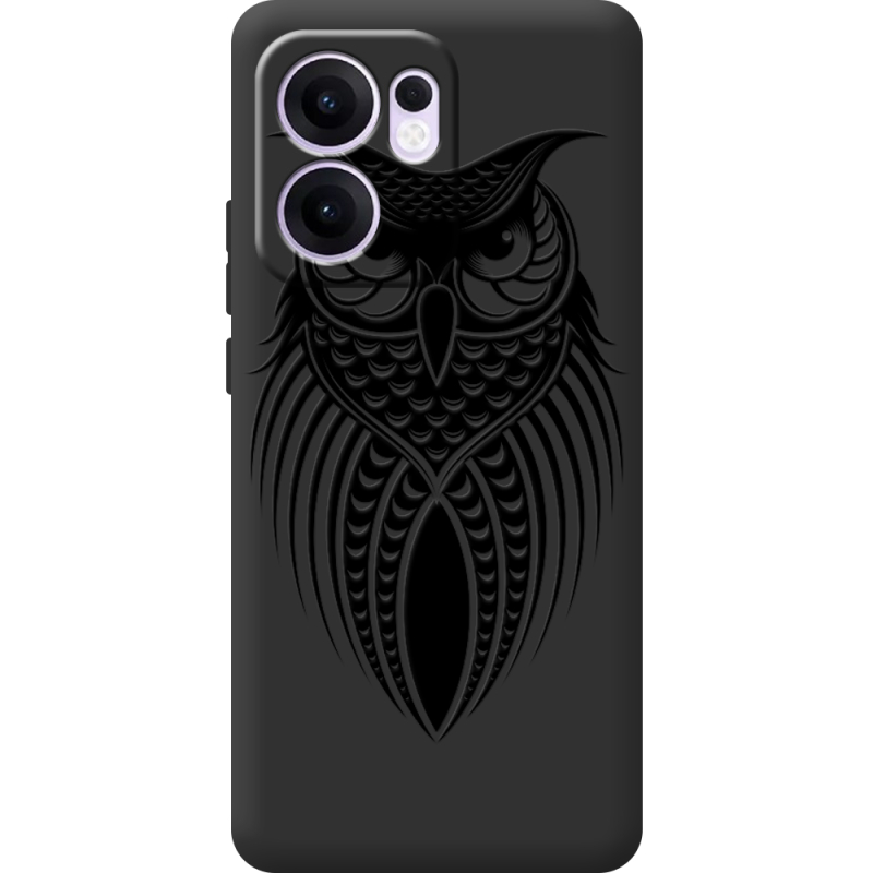 Чорний чохол BoxFace OPPO Reno 14 F Owl