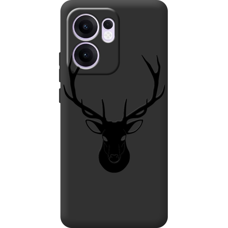 Чорний чохол BoxFace OPPO Reno 14 F Deer