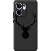 Чорний чохол BoxFace OPPO Reno 14 F Deer