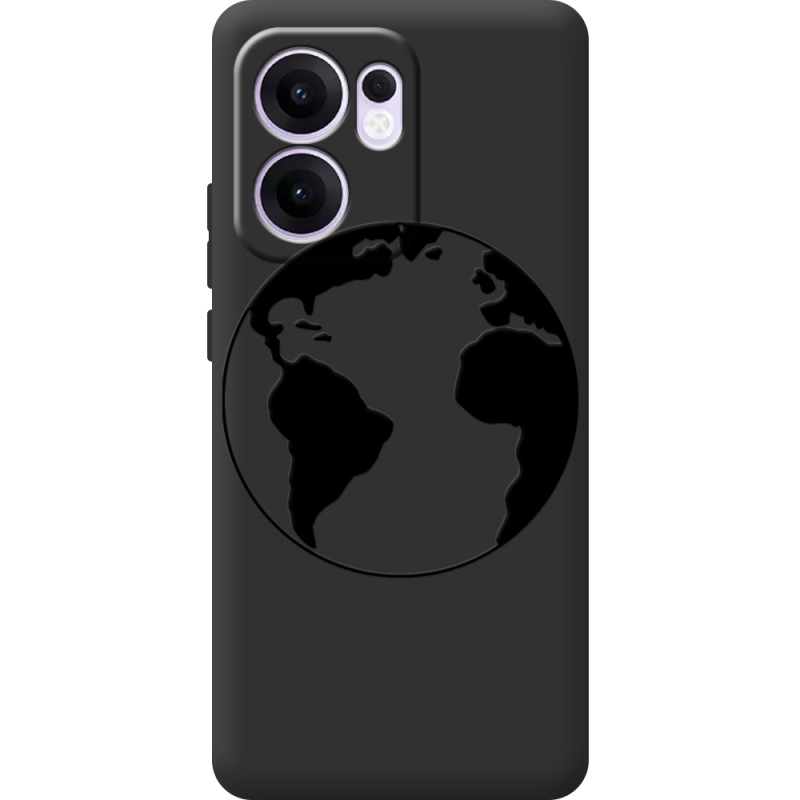 Чорний чохол BoxFace OPPO Reno 14 F Earth