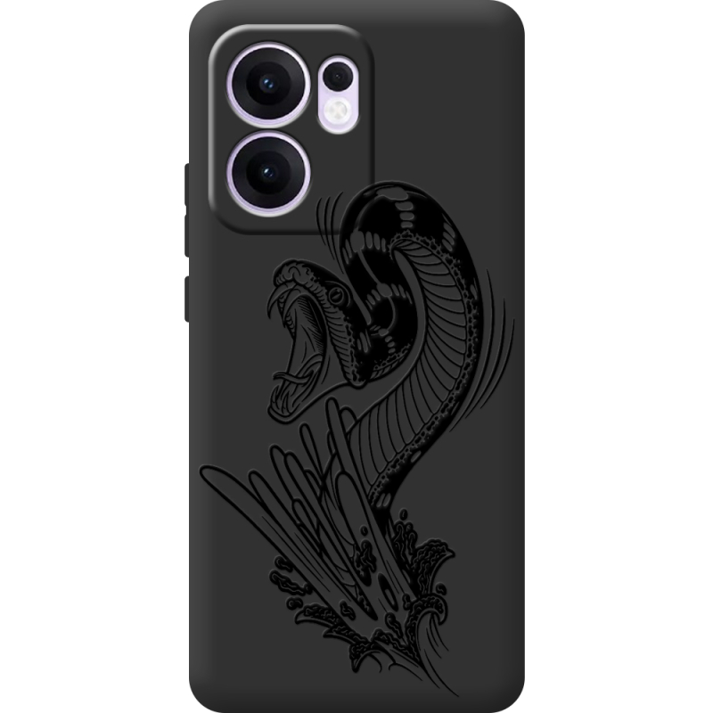 Чорний чохол BoxFace OPPO Reno 14 F Snake