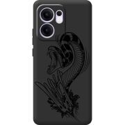 Чорний чохол BoxFace OPPO Reno 14 F Snake