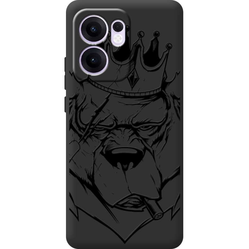 Чорний чохол BoxFace OPPO Reno 14 F Bear King